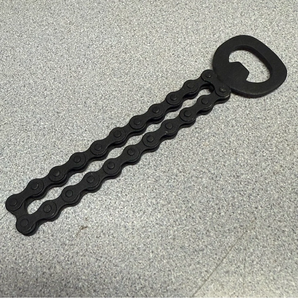 Bottle Opener - Recycled Bike Chain Bottle Opener